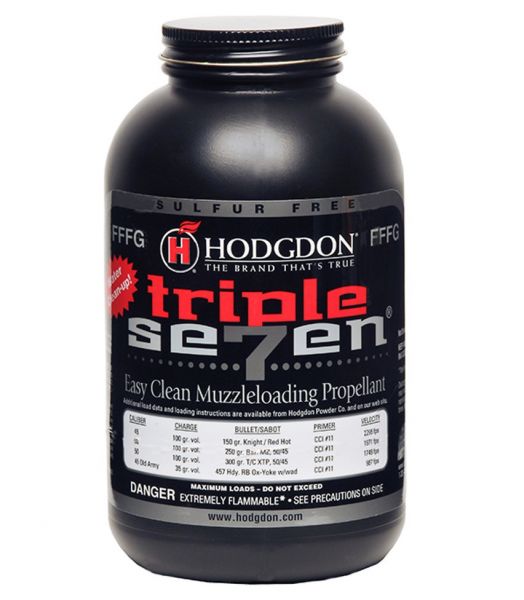 Poudre noire HODGDON Triple Seven FFFG (bidon de 1lbs)