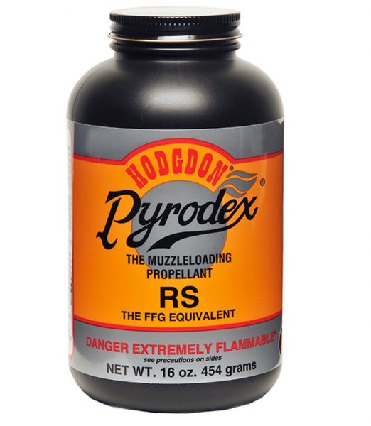 Poudre noire HODGDON Pyrodex RS (bidon de 1lbs)