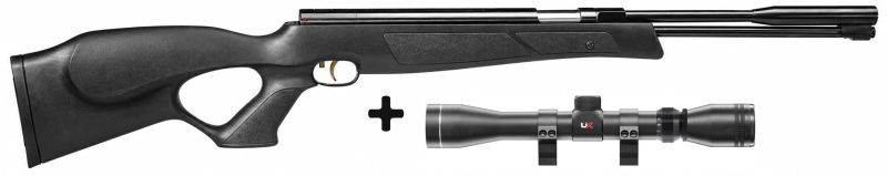 Carabine à air comprimé WEIHRAUCH HW 97 Black Line ''lunette UX 3-9x40'' cal.4,5mm