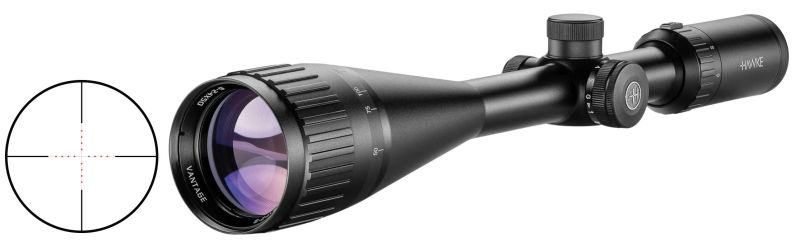 Lunette de tir HAWKE Vantage IR 6-24x50AO Rét.Mildot IR Lumineux