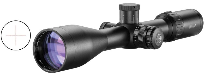 Lunette HAWKE VANTAGE 30 SF IR 4-16x50 ret.Half Mildot (10x)