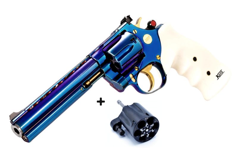 Revolver KORTH CLASSIC Glossy Blue 5"1/4 Limited Edition cal.357 Magnum - 9x19