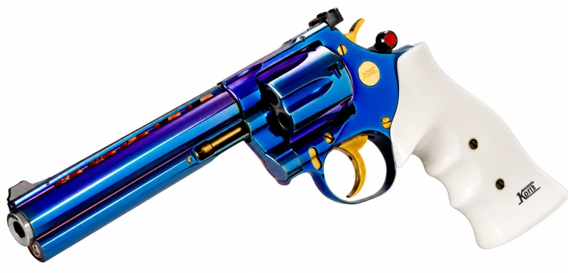 Revolver KORTH CLASSIC Glossy Blue 5"1/4 Limited Edition cal.357 Magnum