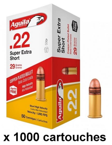 AGUILA 22lr Courte "Super Extra Short" /1000