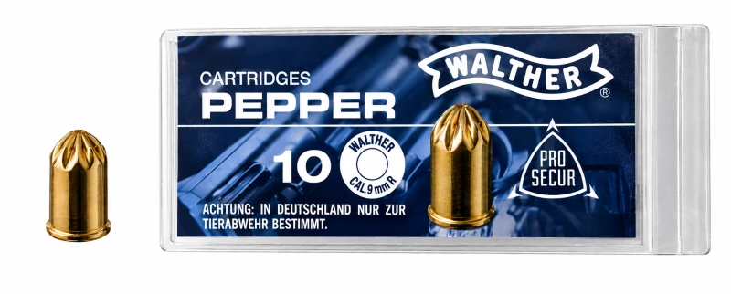 Cartouches au poivre 9mm Revolver Walther /10