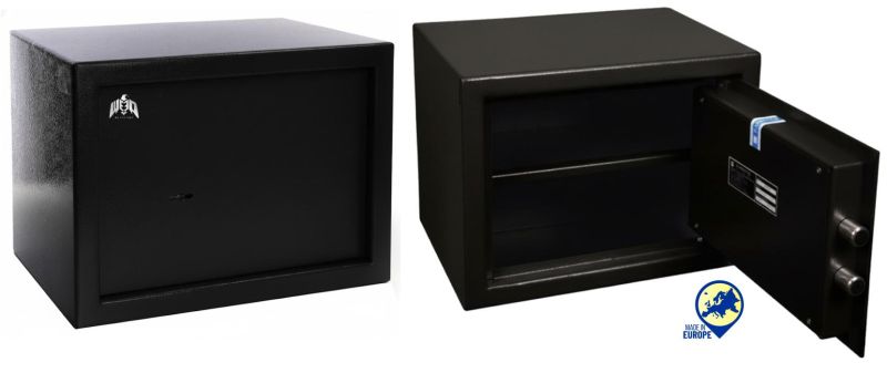 Coffre WE PROTECT Shooter 2 avec étagère pour armes de poing