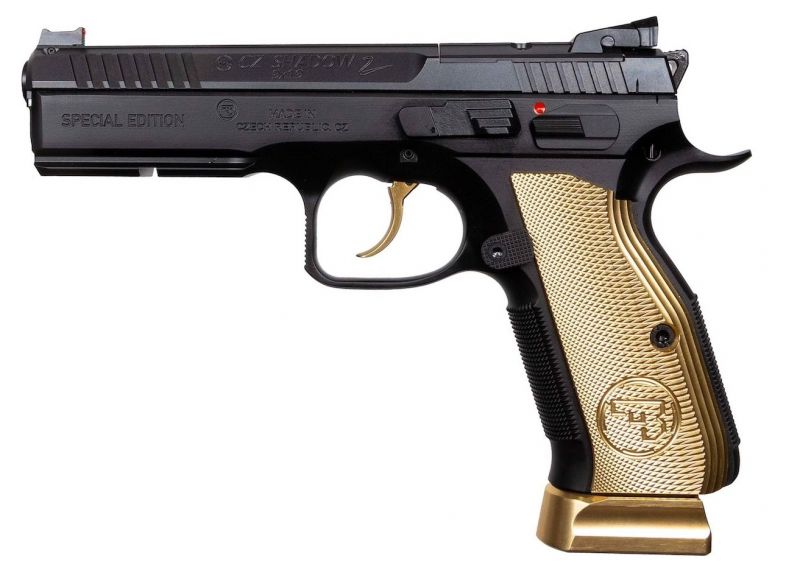 Pistolet CZ 75 Shadow 2 GOLDDIGGER Optic Ready "Série limitée" calibre 9x19