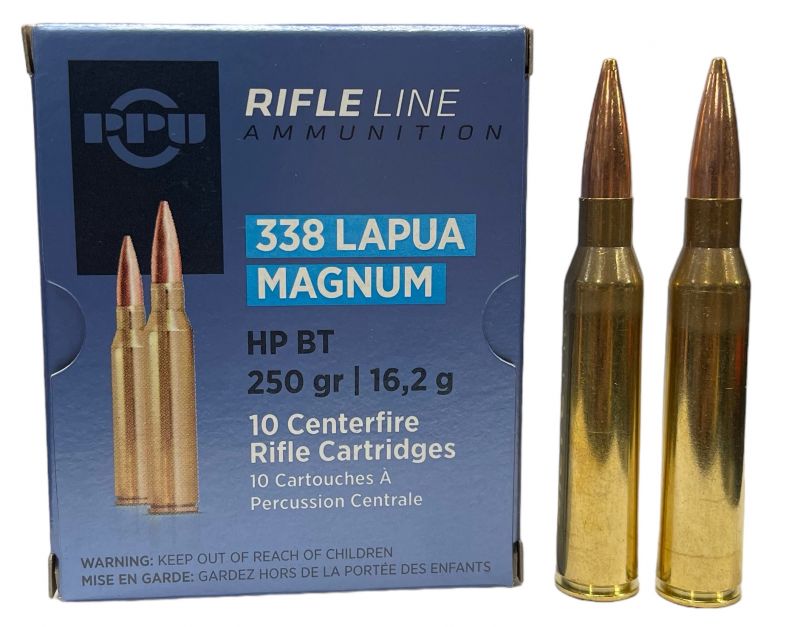 PARTIZAN cal.338 Lapua Mag HP BT Rifle Line 250gr - 16.2 grammes /10