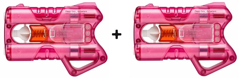 Pistolet Guardian Angel III Rose avec clip fixation livré par 2