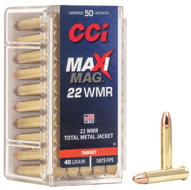 CCI cal.22 Magnum Varmint Maxi-Mag TMJ /50 (572 m/s)