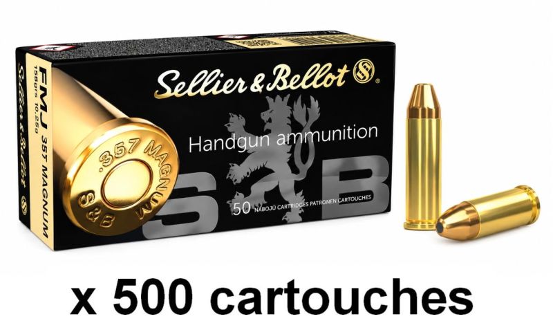 SELLIER & BELLOT cal.357 Magnum FMJ /500