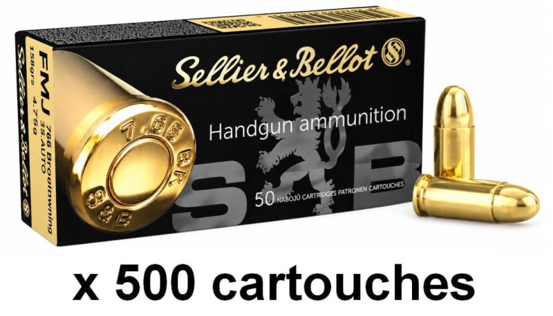 SELLIER & BELLOT cal.7,65 mm (.32 Auto) FMJ /500