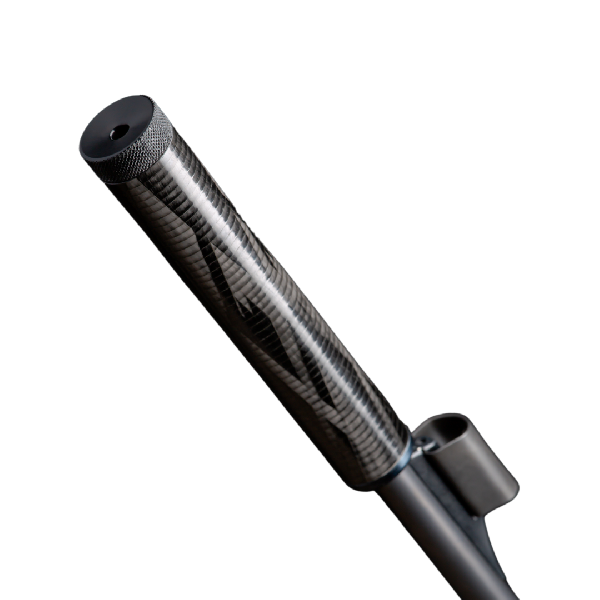 Silencieux carbone "Petits Chevrons" ADAMANTIUM cal.22 Lr - 17 Hmr - 22 Mag (Filetage 1/2x28)