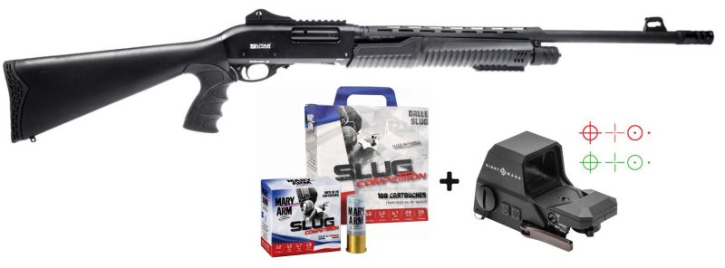 Fusil à pompe UTAS XTP TACTICAL cal.12/76 "Pack Sport"