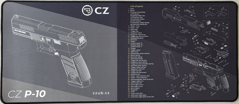 Tapis de démontage - nettoyage CZ P-10