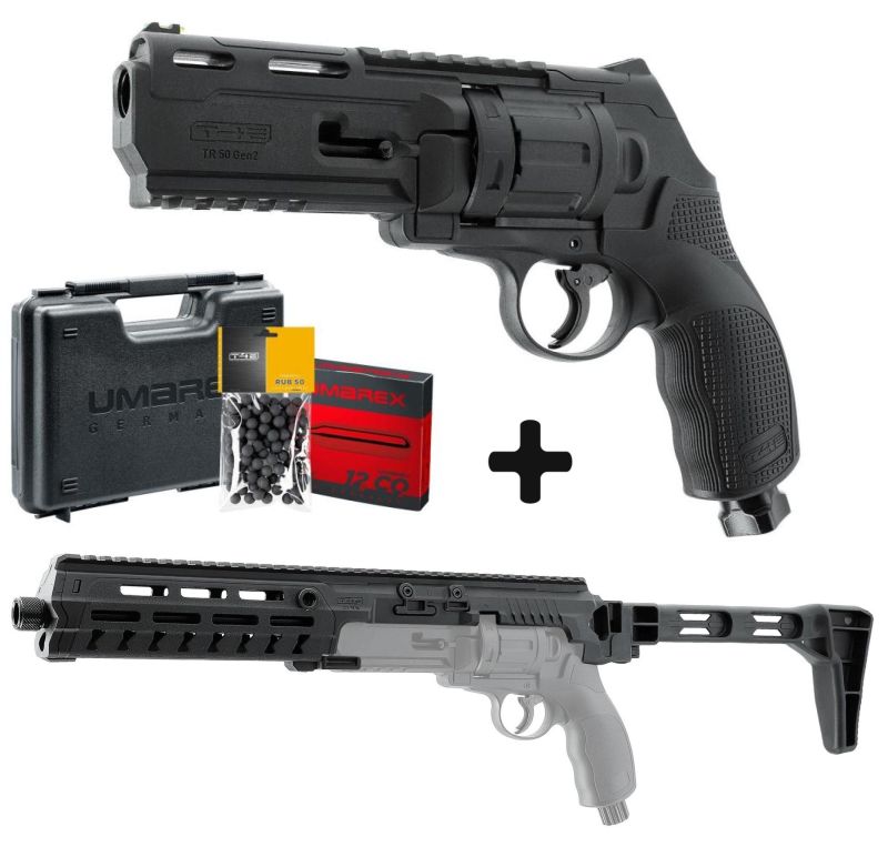 Revolver T4E WALTHER TR50 Gen.2 cal.50 (13 joules) ''Pack Sniper''
