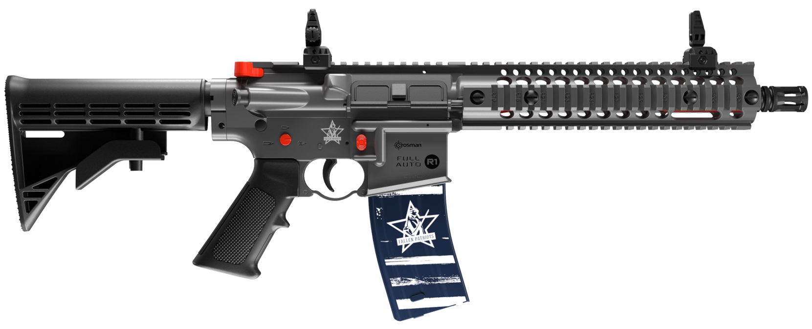 Carabine CROSMAN R1 FALLEN PATRIOTS Edition Full Auto cal.4,5mm BB'S ...