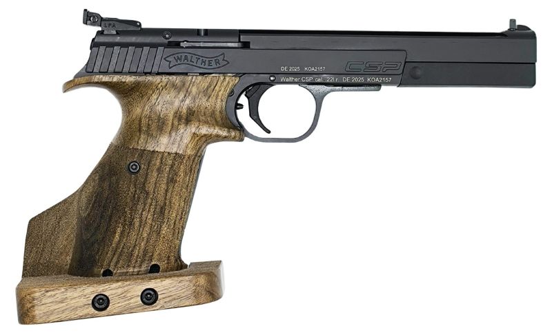 Pistolet WALTHER CSP EXPERT Noyer Black 5,9" cal.22 Lr
