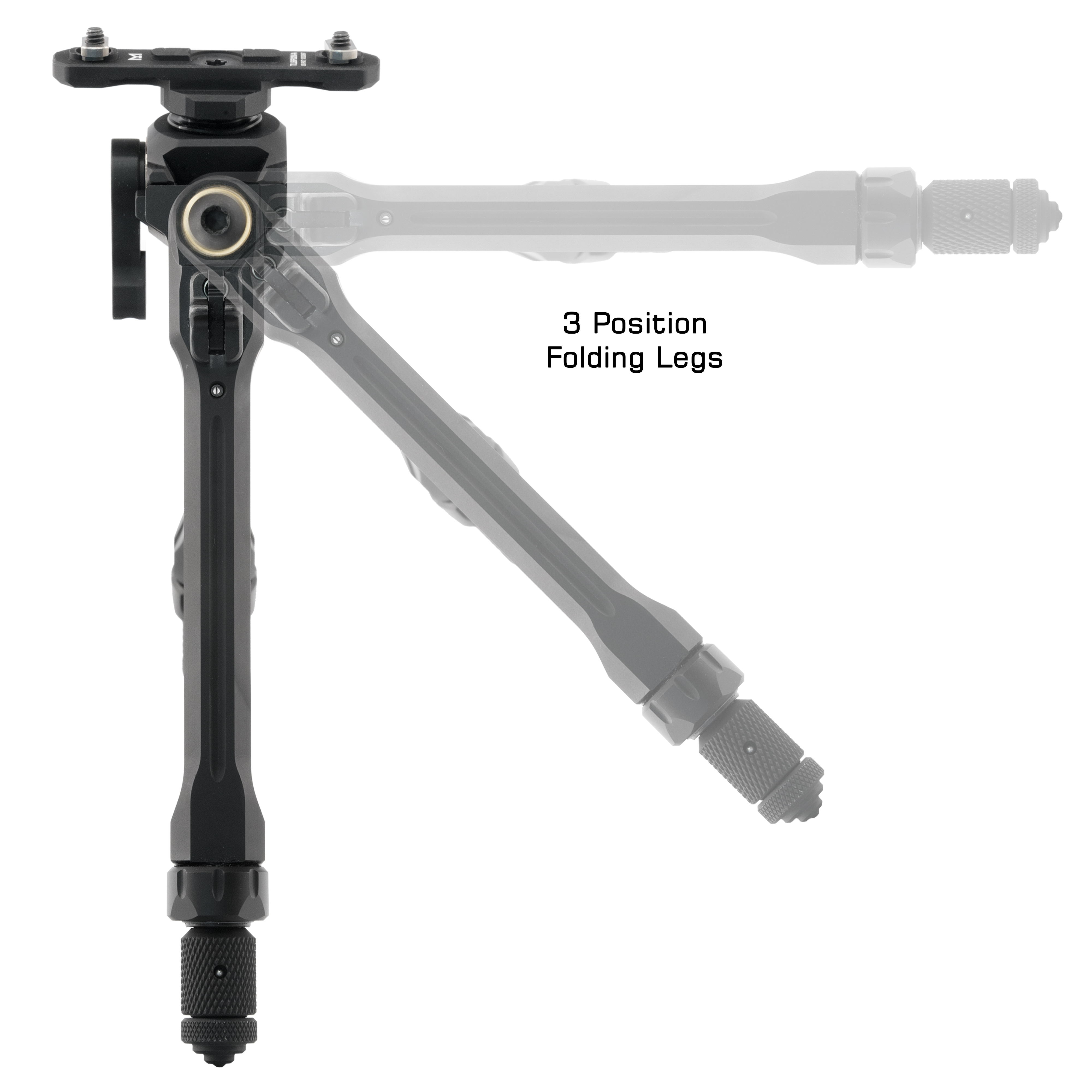 Bipied De Fusil Réglable - Hauteur 7,25 à 9 Pouces - Pivot 360° - Design Pliable - Neuf Sans Marque