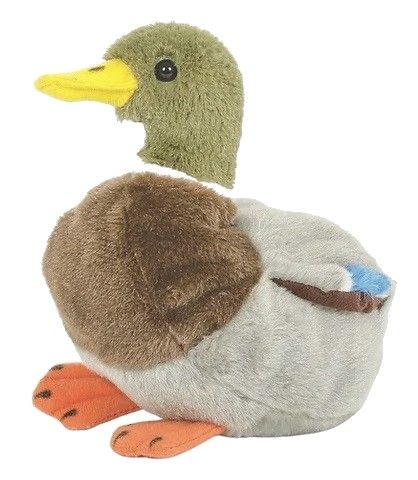 Peluche Canard Colvert 18 cm