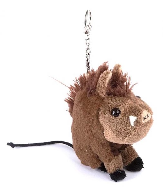 Porte clé peluche Sanglier 10 cm