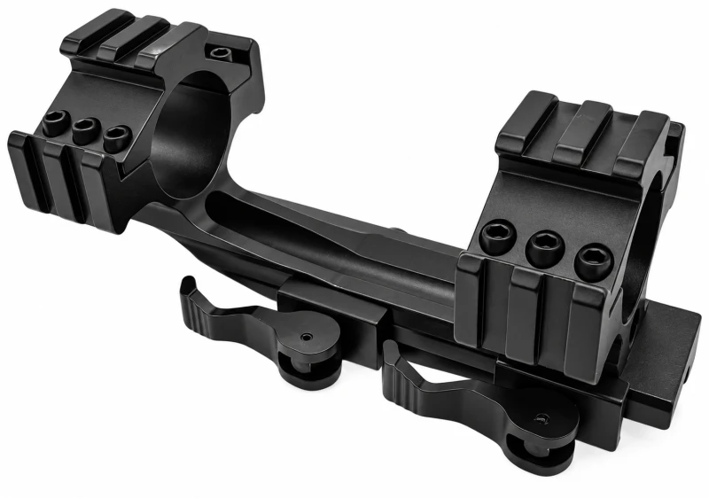 Montage Tri-rail tactical monobloc déporté MTS Tactical (rail de 21 mm-diamètre 30mm)