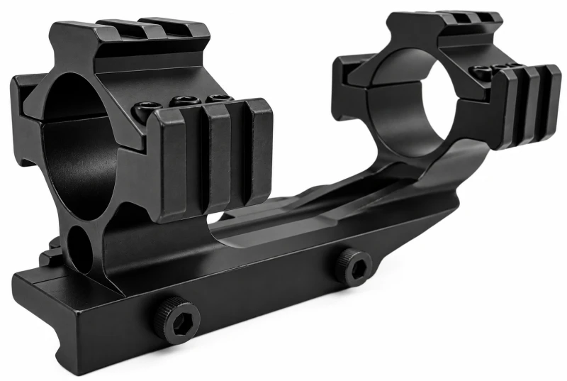 Montage Tri-rail tactical monobloc déporté MTS Tactical (rail de 21 mm-diamètre 30mm)