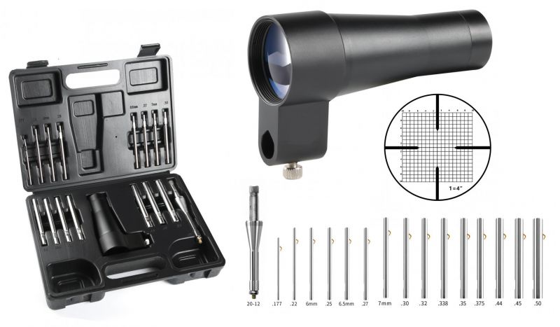 Collimateur réglage lunette 15 calibres .177 à .50 MTS Tactical
