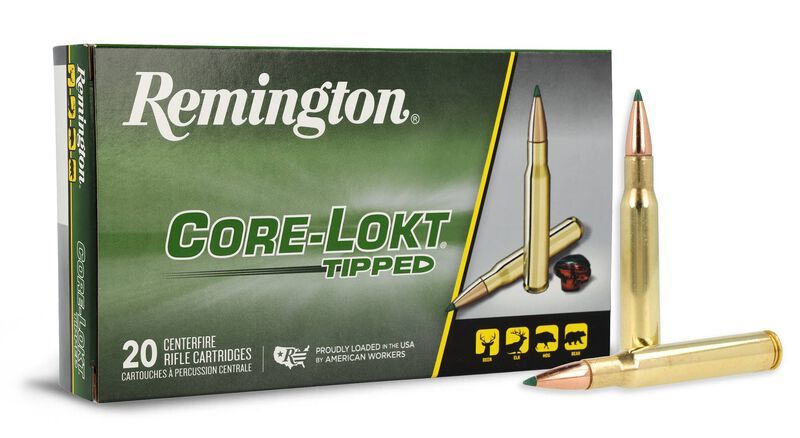 REMINGTON cal.30-06 Sprg Core Lokt Tipped 180 Grains - 11.7 grammes /20