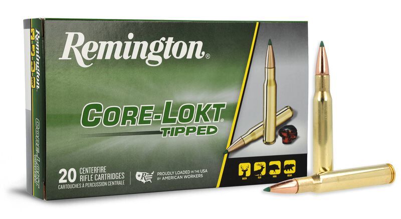REMINGTON cal.30-06 Sprg Core Lokt Tipped 150 Grains - 9.7 grammes /20
