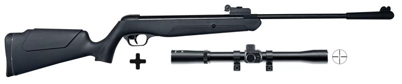 Carabine à plombs SNOWPEAK LB600 cal.4,5mm "Combo lunette UX 4x20" (10 joules)