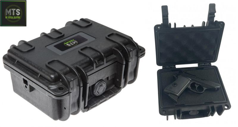 Mallette valise antichoc rigide MTS 200 pour armes et munitions 21,9x18,5x10,4cm
