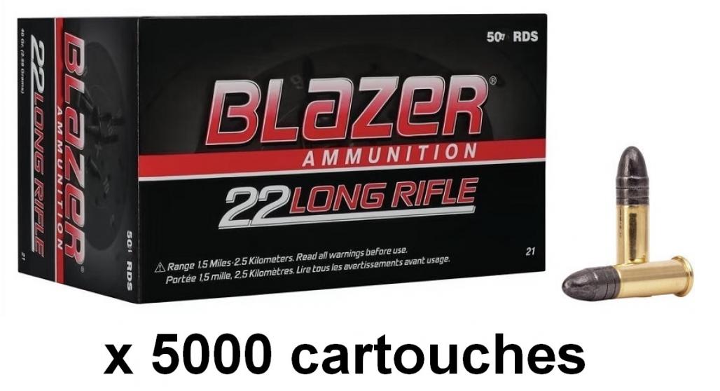 CCI 22lr Blazer Round Nose HV /5000 - Carabines de Tir sur armurerie