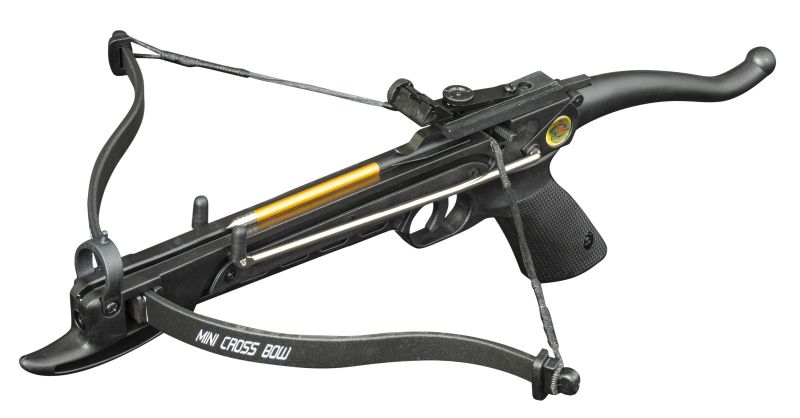 Pistolet arbalète MAN KUNG Alu Black 80 Lbs