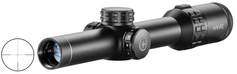 Lunette HAWKE Frontier 30 FD 1-8x24 ret.LRX Tactical FD 8X Lumineux