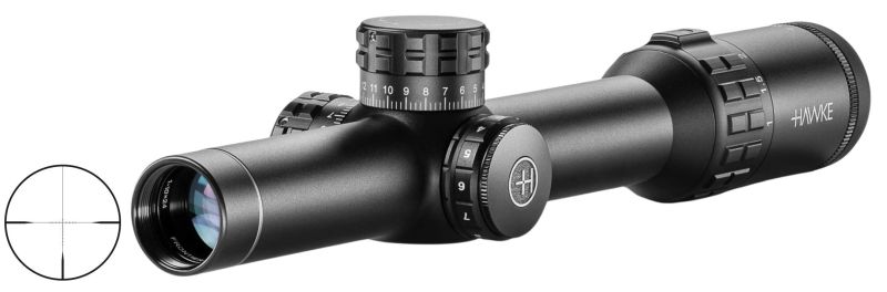 Lunette HAWKE Frontier 30 FD 1-10x24 ret.Moa FD Lumineux