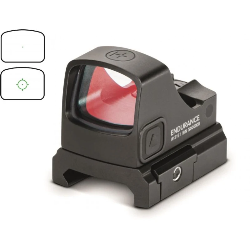 Viseur Réflexe 1x40mm Point Rouge/vert – 5 Niveaux De Luminosité, Rail 11/20mm, Chasse, Airsoft, Paintball, Avec Pile CR2032