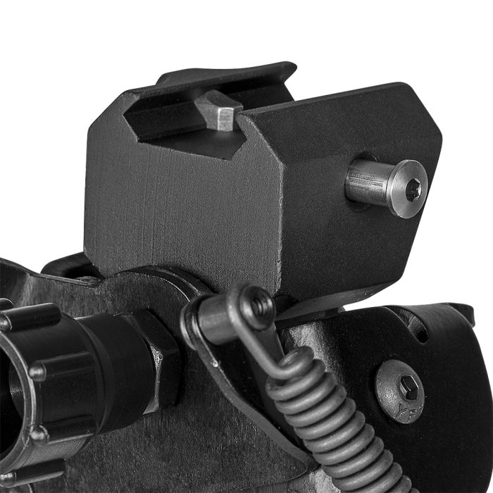Bipied Tactique Réglable 23-33 Cm Pivotant Pour Carabine - Tête Articulée Avec POD-LOC, Fixation Grenadière