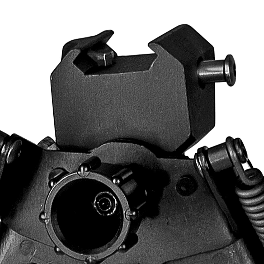 Bipied Tactique pivotant en Fibre de Carbone réglable pour la chasse et