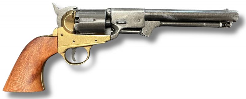 Réplique DENIX Revolver Colt Navy 1851 Aspect Vieilli