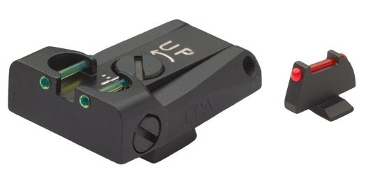 Hausse et guidon Fibre Optique LPA BERETTA 92A1 - M9A3
