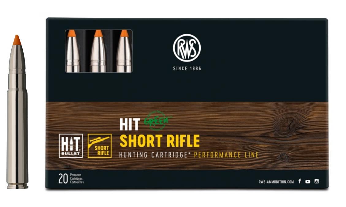 RWS cal.9,3x62 HIT Short Rifle 250 grains - 16.2 grammes /20 - Rayon ...