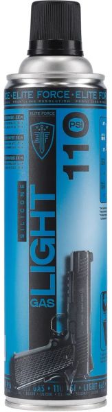 Bombe GAZ 450 ML ELITE FORCE Light 110 PSI (Huile Silicone) pour répliques à gaz airsoft
