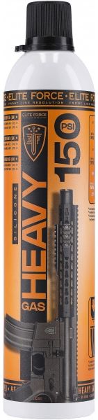 Bombe GAZ 560 ML ELITE FORCE Heavy 150 PSI (Huile Silicone) pour répliques à gaz airsoft