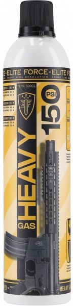 Bombe GAZ 560 ML ELITE FORCE Heavy 150 PSI pour répliques à gaz airsoft