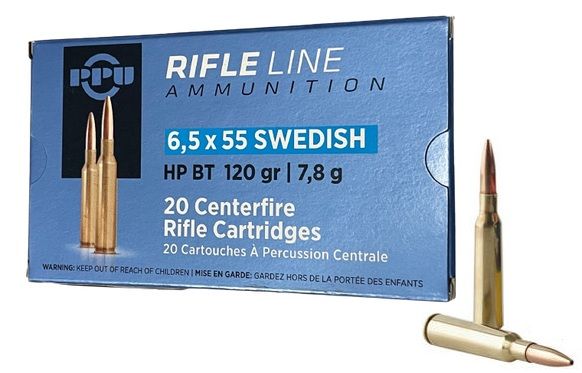 PARTIZAN cal.6,5x55 Swedish HP BT 120 grains - 7.8 grammes /20