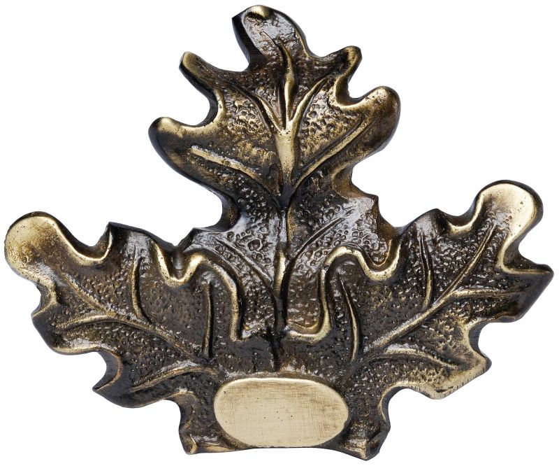 Feuilles de chênes BRONZE pour écusson Sanglier (grand modèle)