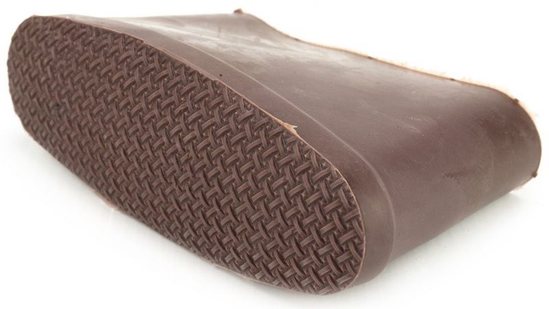 Sabot amortisseur caoutchouc marron (1,2 cm)