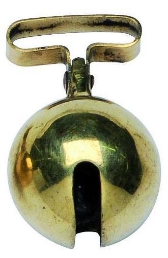 Grelot romain JANUEL en laiton N°8 - diamètre 36mm