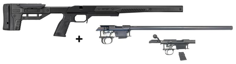 Carabine 22LR CZ 457 Varmint Chassis MDT ORYX Noir